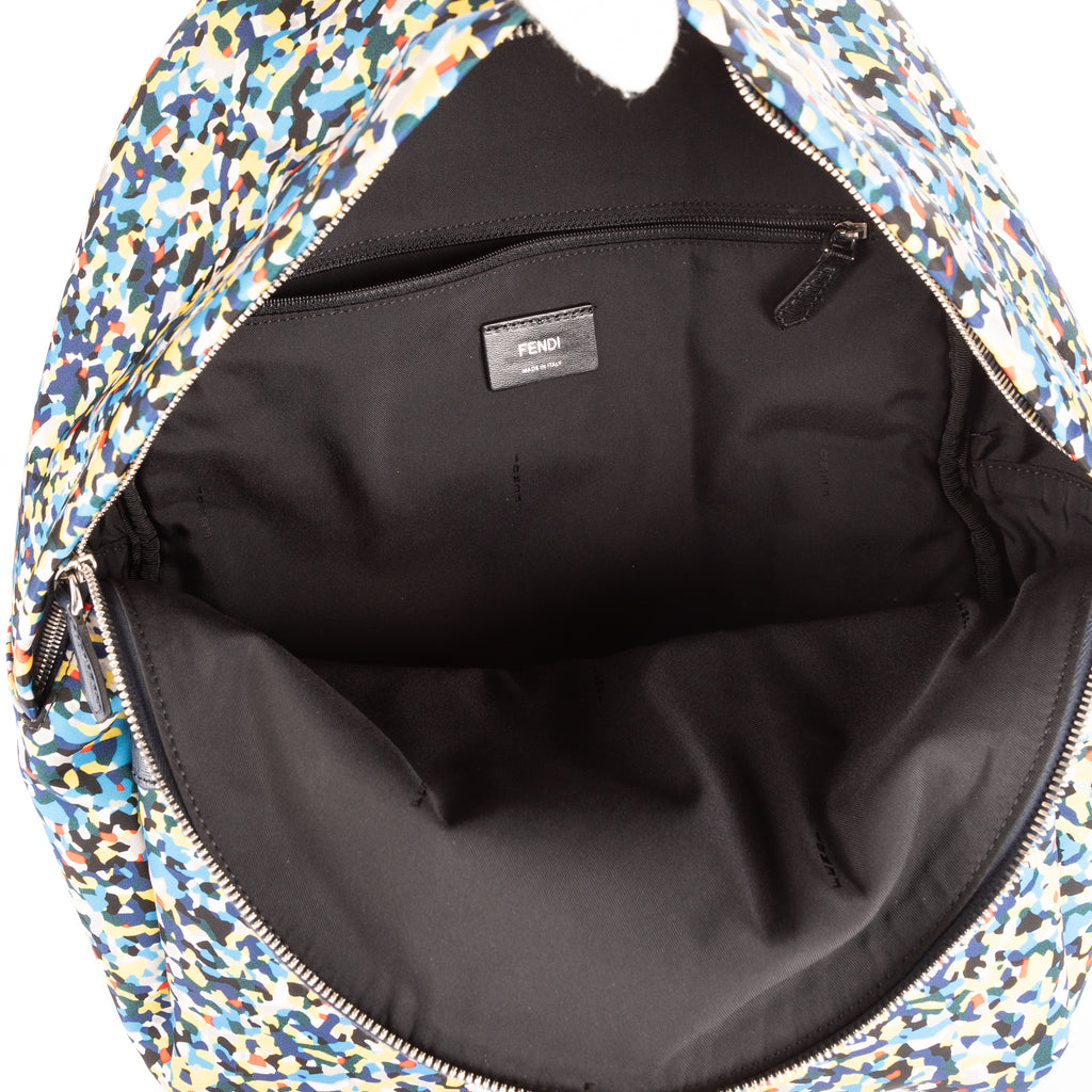 Mochila de monstruo Mochila azul de lona de nailon