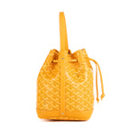 Shoulder Bag Petit Flot Bucket Bag PM Yellow Goyardine Coated Canvas