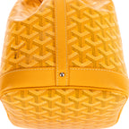 Shoulder Bag Petit Flot Bucket Bag PM Yellow Goyardine Coated Canvas