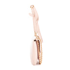 Shoulder Bag Chain Around Flap Crossbody Pink Lambskin Quilted Leather