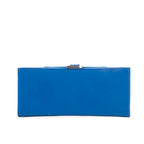 Shoulder Bag Small Hourglass Top Handle Dark Blue Calfskin Leather