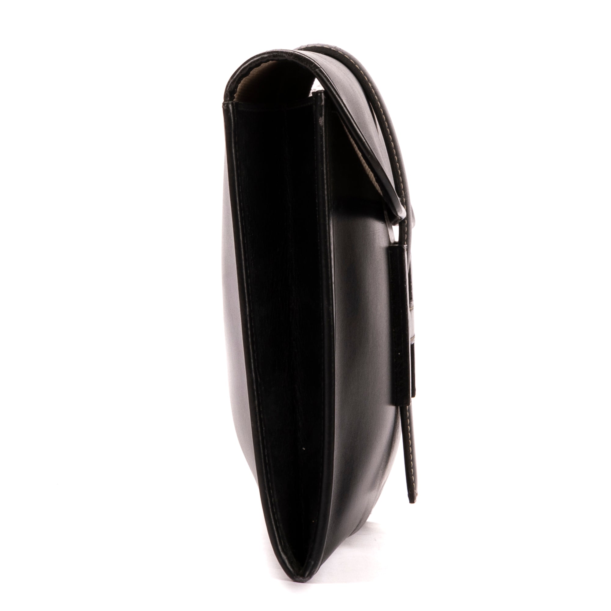Clutch Jige Clutch Black Box Leather