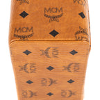 Sac bandoulière Trousse de toilette Crossbody Cognac Visetos Toile Enduite