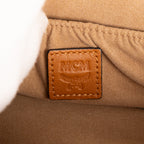 Sac bandoulière Trousse de toilette Crossbody Cognac Visetos Toile Enduite