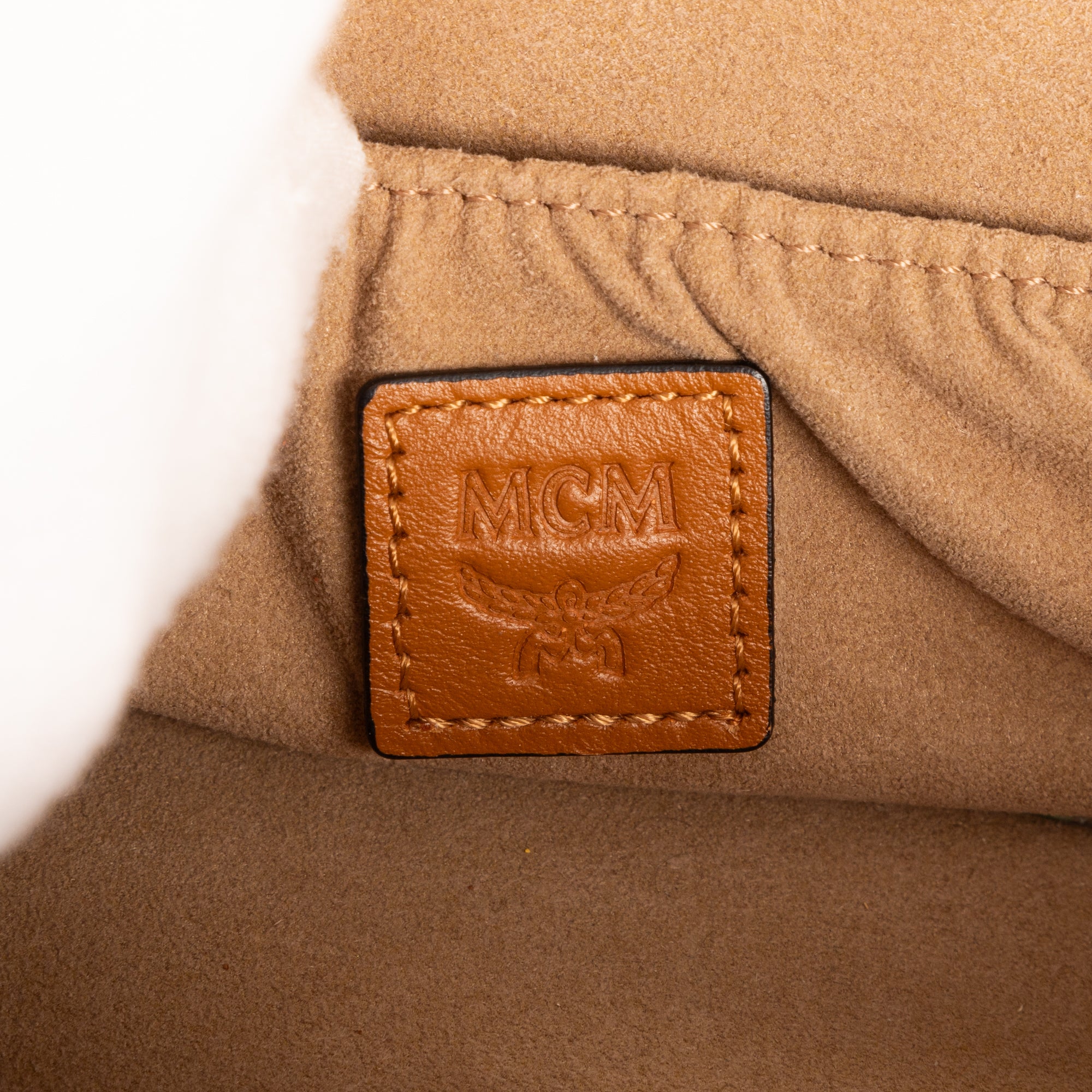 Sac bandoulière Trousse de toilette Crossbody Cognac Visetos Toile Enduite