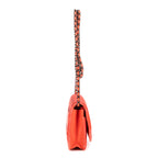 Bolso de Hombro Clásico Atemporal Cartera con Cadena Terciopelo Rosa Lona Acolchada
