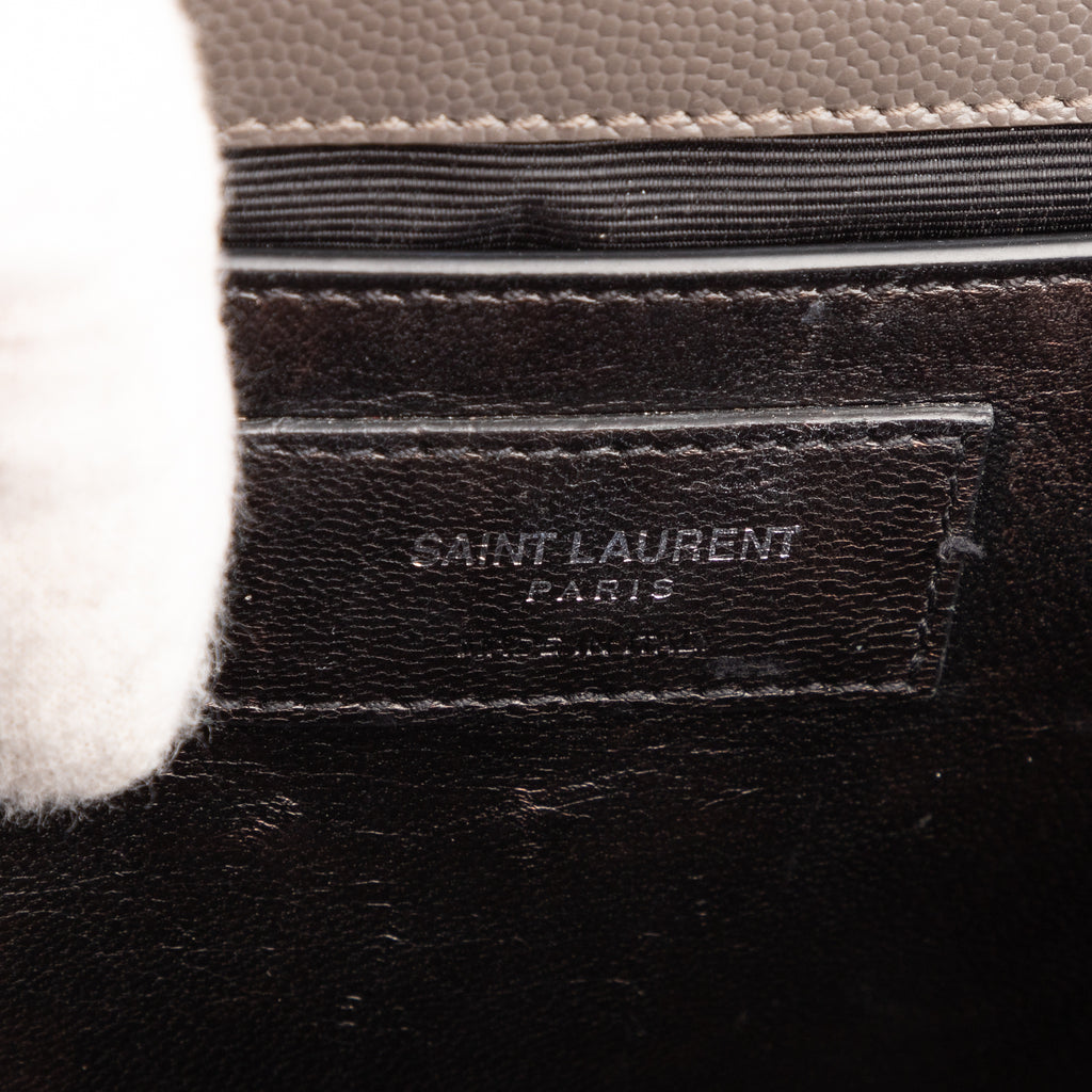 Shoulder Bag Medium Kate Grey Grain de Poudre Leather