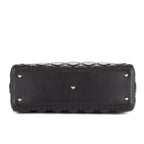 Shoulder Bag Large Lady Dior Zip GM Navy Cannaged Leather