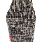 Bolso de Hombro Ed. Ltda. Lady Dior Patchwork Love Tweed Blanco Lona
