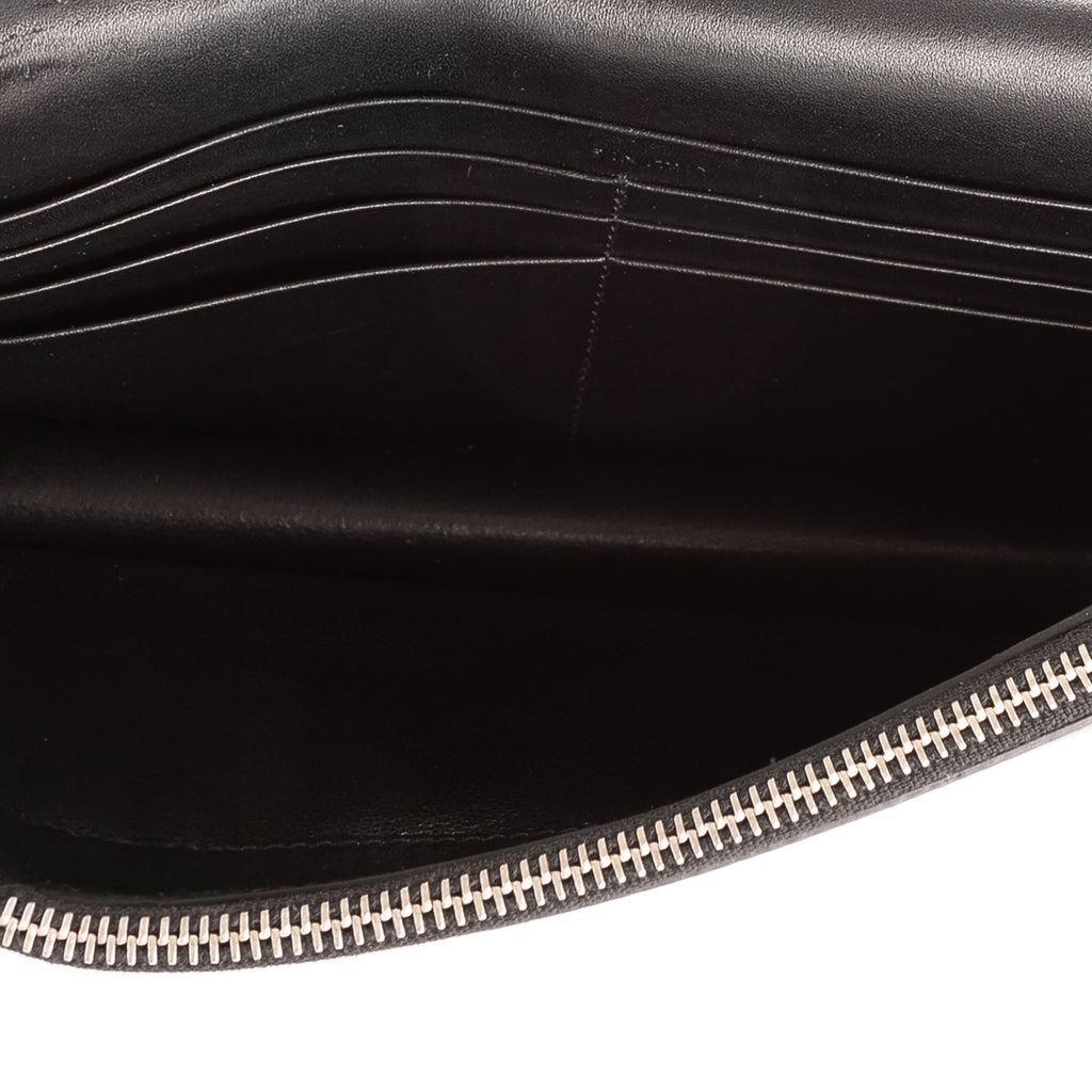 Shoulder Bag Moon & Star Embellished Kate Chain Pochette Black Calfskin Leather