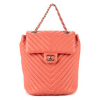 Mochila Urban Spirit Mochila Piel de Becerro Rosa Acolchada en Espiga