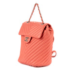 Mochila Urban Spirit Mochila Piel de Becerro Rosa Acolchada en Espiga