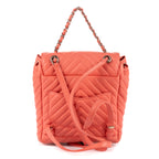 Mochila Urban Spirit Mochila Piel de Becerro Rosa Acolchada en Espiga