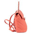 Mochila Urban Spirit Mochila Piel de Becerro Rosa Acolchada en Espiga