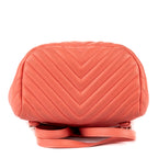 Mochila Urban Spirit Mochila Piel de Becerro Rosa Acolchada en Espiga