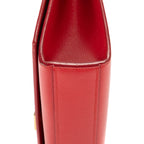 Bolso de hombro Tassel Kate mediano de piel de becerro roja