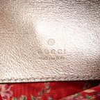 Bolso de hombro Camera acolchado laminado azul de piel acolchada