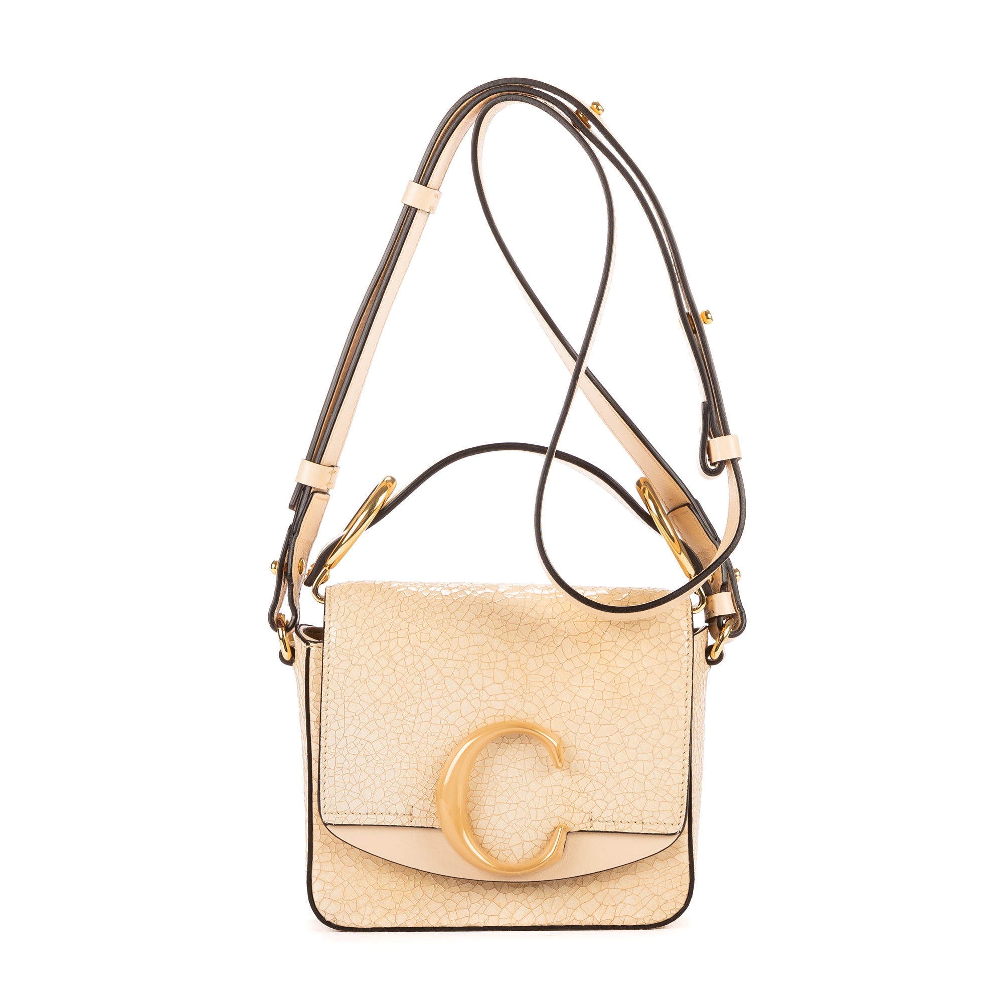Chloé - Mini sac bandoulière C - Beige