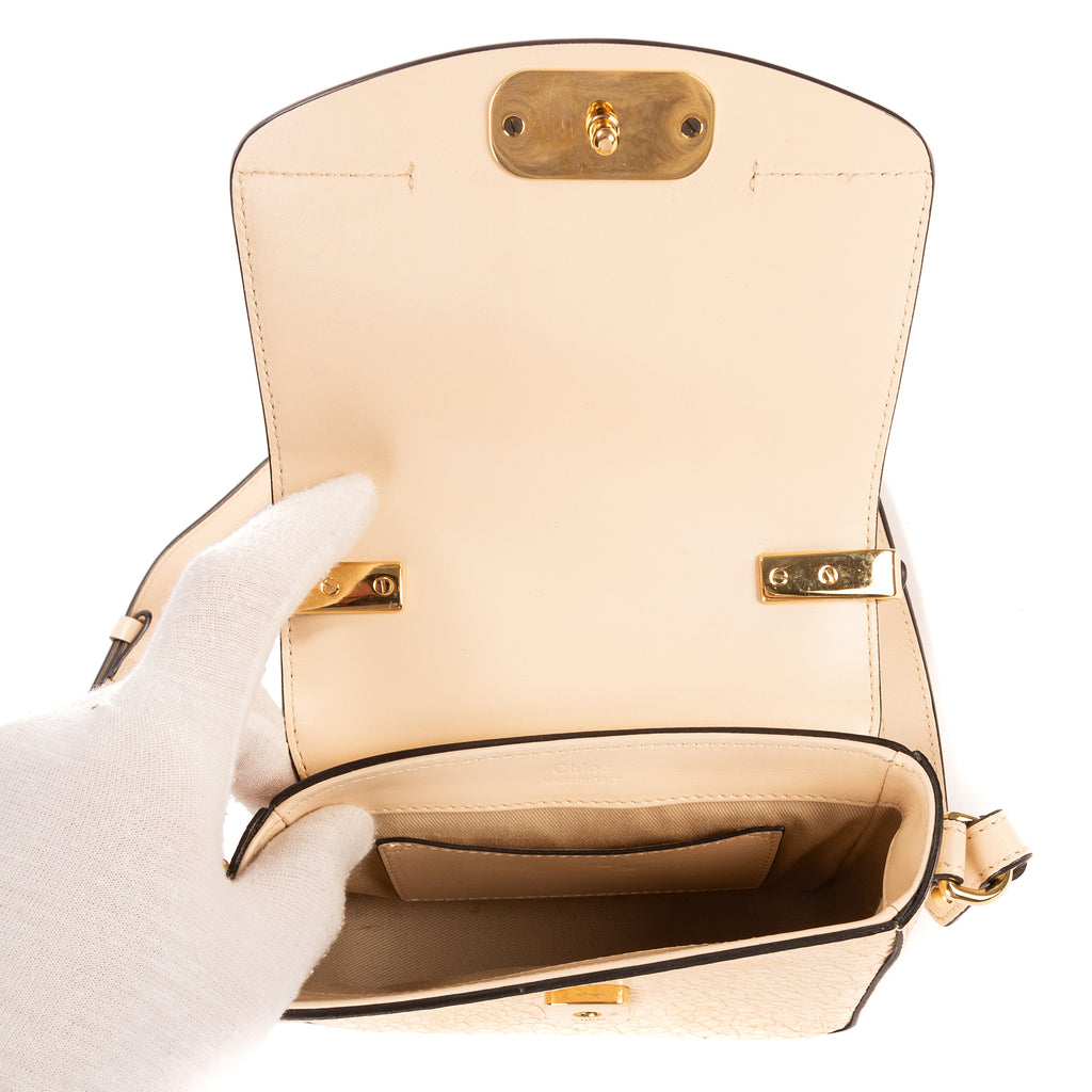 Chloé - Mini sac bandoulière C - Beige