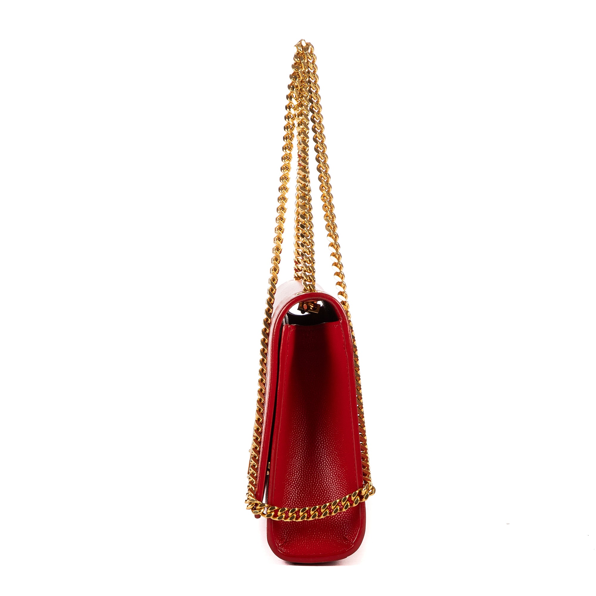 Shoulder Bag Kate Medium Pink Grain de Poudre Leather