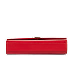 Bolso de hombro Kate mediano de piel rosa Grain de Poudre