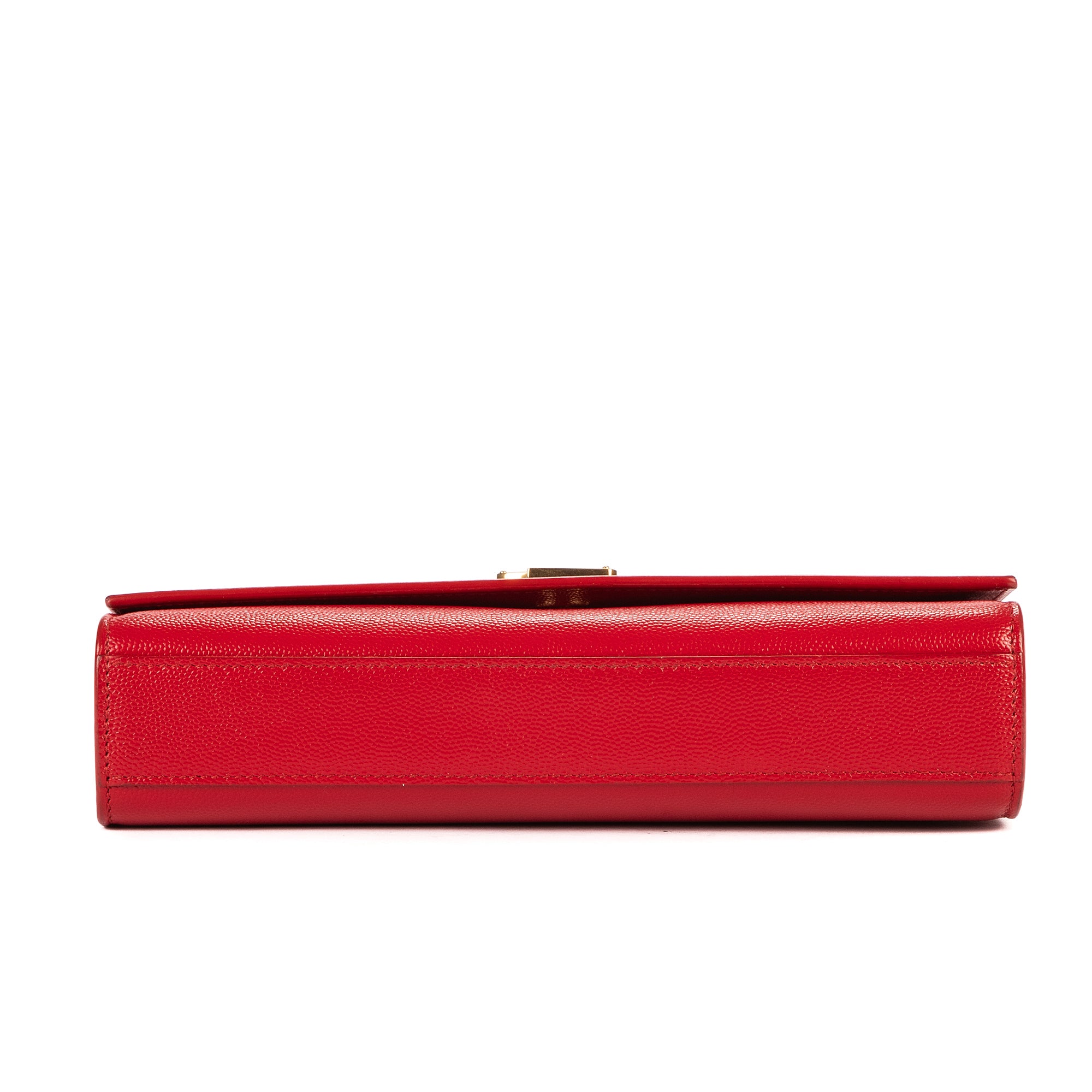 Bolso de hombro Kate mediano de piel rosa Grain de Poudre