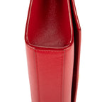 Bolso de hombro Kate mediano de piel rosa Grain de Poudre