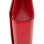 Bolso de hombro Kate mediano de piel rosa Grain de Poudre