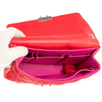 Bolso al hombro Miss Dior mediano de piel Cannage roja