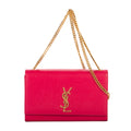 Bolso de Hombro Kate Mediano Piel Grain de Poudre Rosa