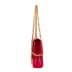 Bolso de Hombro Kate Mediano Piel Grain de Poudre Rosa