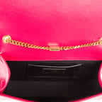 Bolso de Hombro Kate Mediano Piel Grain de Poudre Rosa