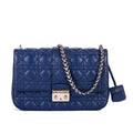 Shoulder Bag Miss Dior Medium Dark Blue Cannage Leather