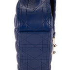 Shoulder Bag Miss Dior Medium Dark Blue Cannage Leather