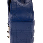 Shoulder Bag Miss Dior Medium Dark Blue Cannage Leather