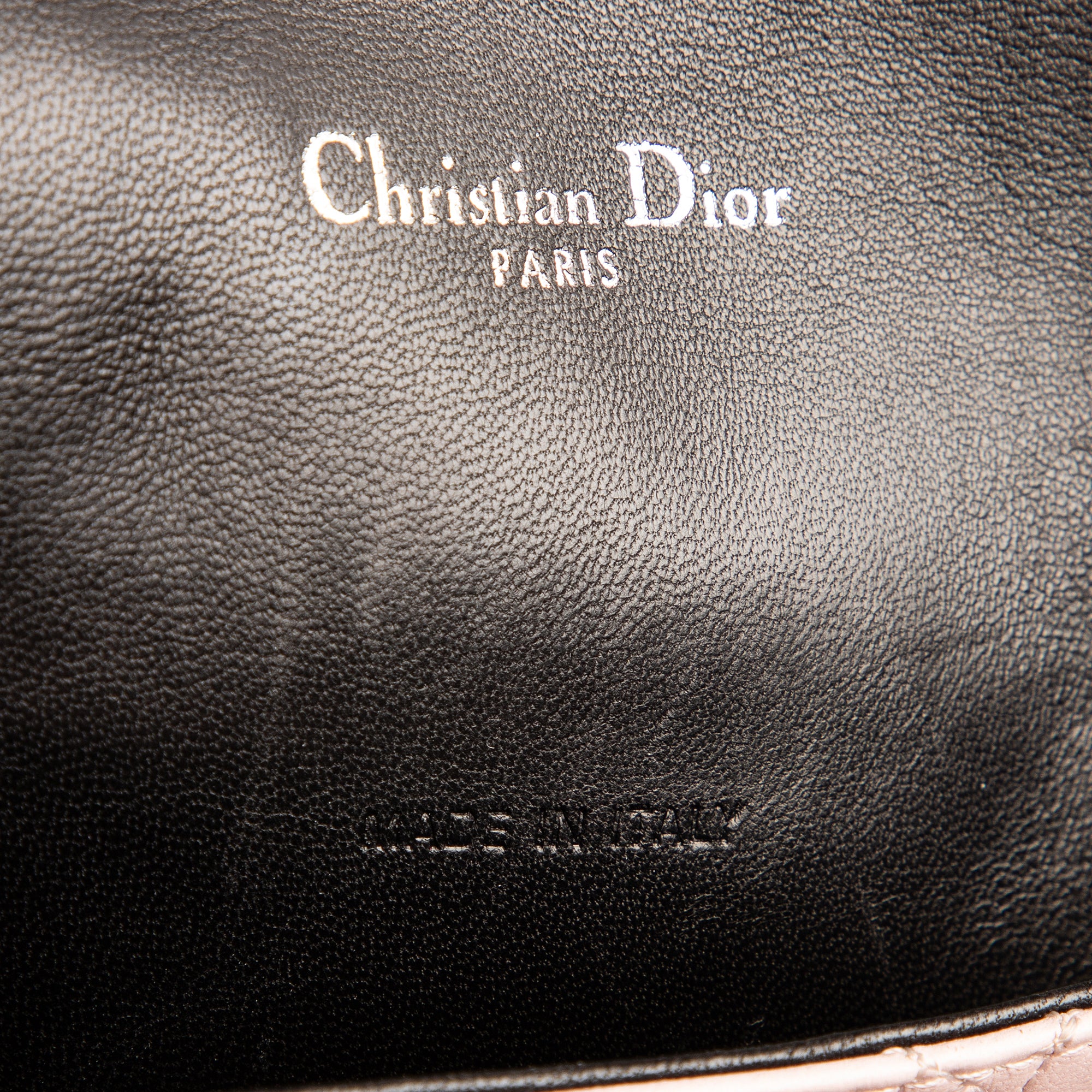 Bolso al hombro Miss Dior mediano de piel Cannage negra