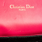 Bolso de hombro Miss Dior mediano de piel Cannage fucsia