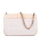 Shoulder Bag Miss Dior Medium White Cannage Leather