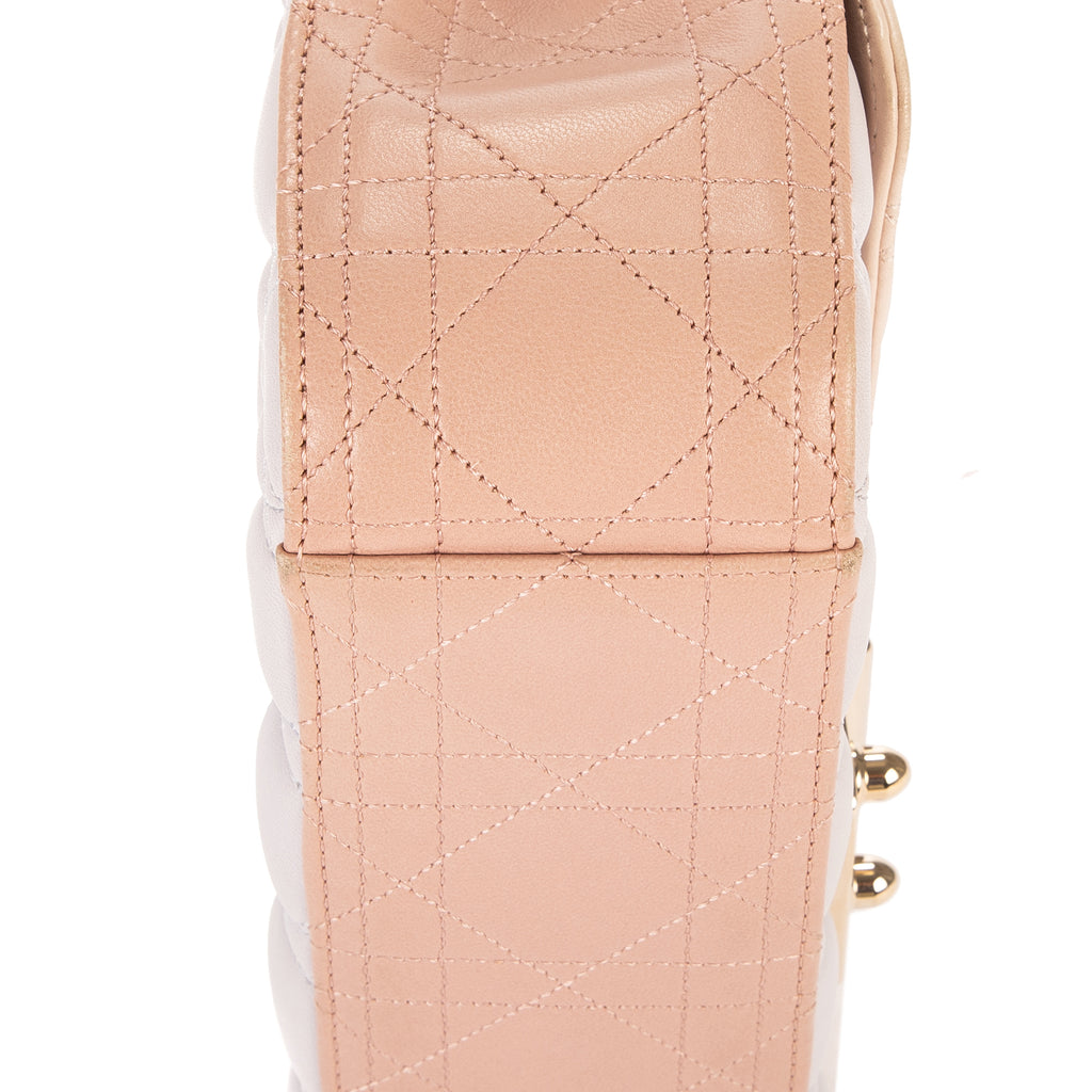 Shoulder Bag Miss Dior Medium White Cannage Leather