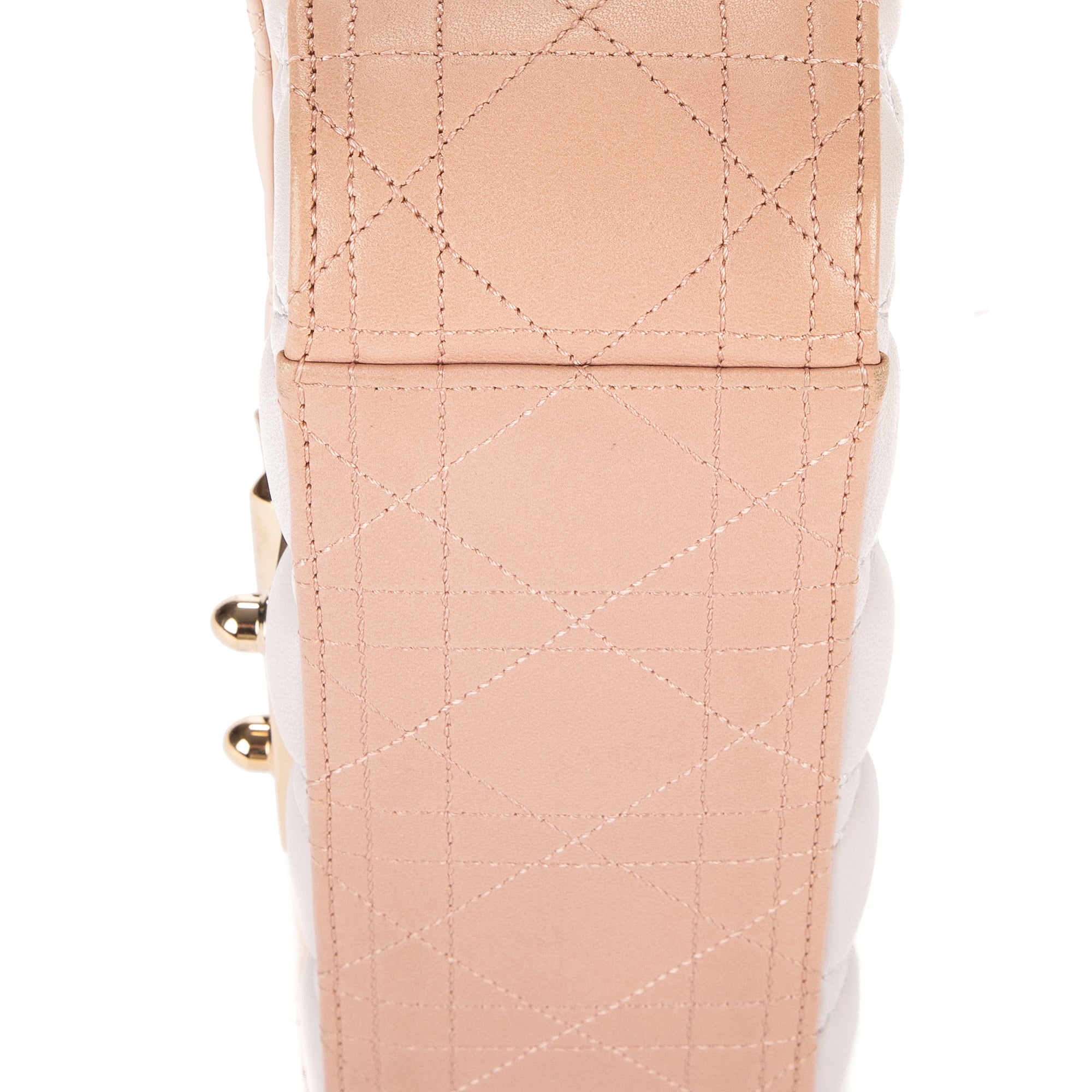 Shoulder Bag Miss Dior Medium White Cannage Leather