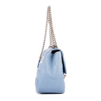 Bandolera Miss Dior Wallet On Chain Piel Cannage Azul Claro