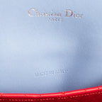 Bandolera Miss Dior Wallet On Chain Piel Cannage Azul Claro