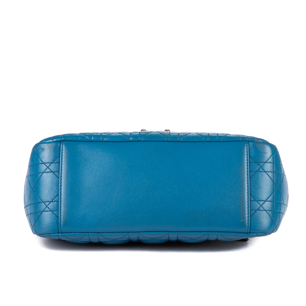 Shoulder Bag Miss Dior Blue Cannage Leather