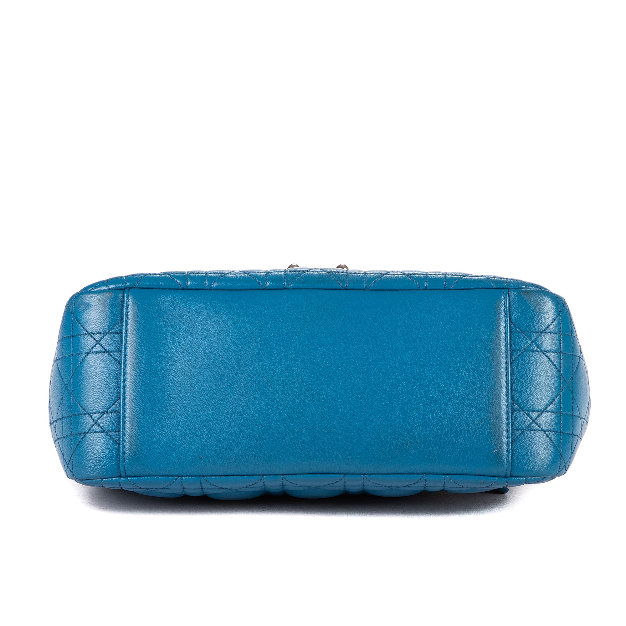 Shoulder Bag Miss Dior Blue Cannage Leather