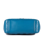 Bolso de hombro Miss Dior de cuero Cannage azul