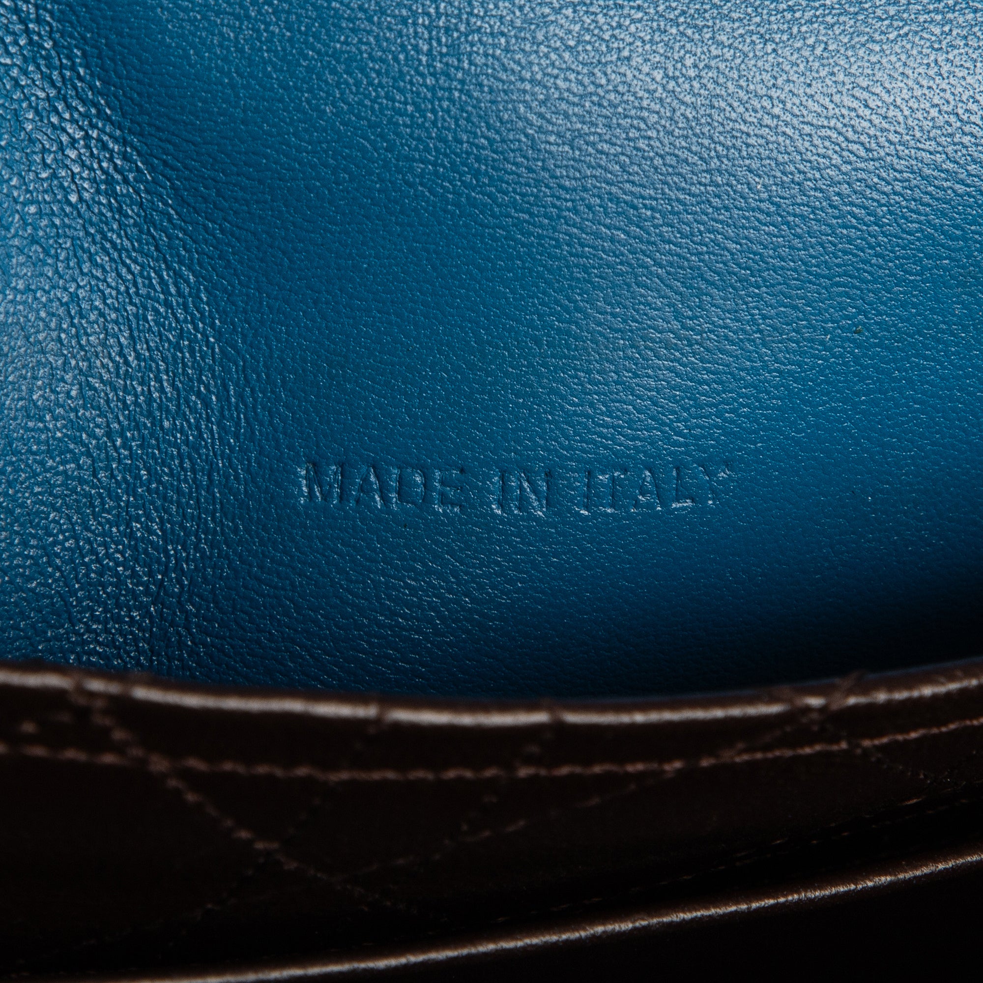 Shoulder Bag Miss Dior Blue Cannage Leather
