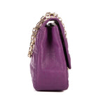 Bolso de Hombro Miss Dior Púrpura Piel Cannage