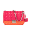 Bolso de Hombro Miss Dior Piel Cannage Rosa