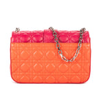 Bolso de Hombro Miss Dior Piel Cannage Rosa