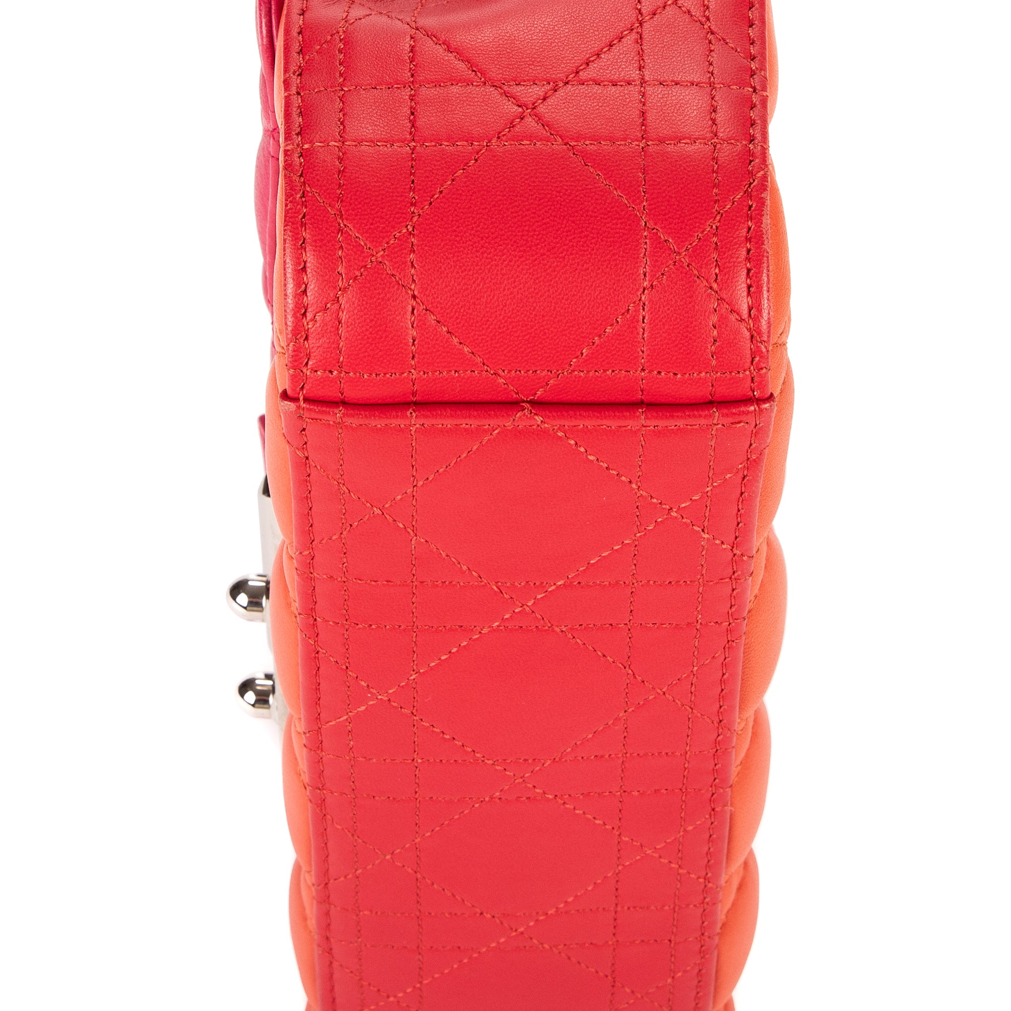 Bolso de Hombro Miss Dior Piel Cannage Rosa